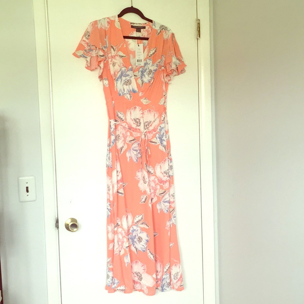French Connection Cari Midi Peach Blossom size 8